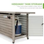 57in Propane Gas Fire Pit Table for Patio