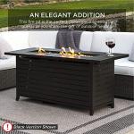 57in Propane Gas Fire Pit Table for Patio