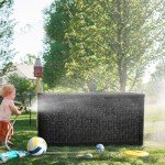 Large Black Outdoor Storage Box for Patio Items