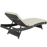 Modway Sojourn Outdoor Wicker Chaise Loungebeige