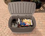 Rubbermaid Medium Outdoor Storage Deck Box, 73 Gal