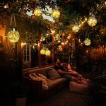 ROSHWEY Solar Lanterns 2 Pack - Outdoor Decor