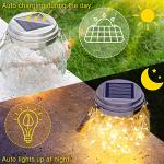 ROSHWEY Solar Lanterns 2 Pack - Outdoor Decor