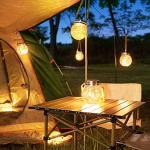 ROSHWEY Solar Lanterns 2 Pack - Outdoor Decor