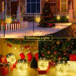ROSHWEY Solar Lanterns 2 Pack - Outdoor Decor