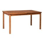 Walker Edison 34-Inch Brown Outdoor Dining Table