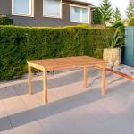 Walker Edison 34-Inch Brown Outdoor Dining Table