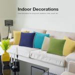 Navy Outdoor Water-Resistant Throw Pillows, Set of 4