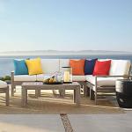 Set of 2 Turquoise Outdoor Pillow Covers 18x18