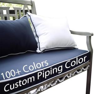 Custom Bench Cushion Pads for Indoor & Outdoor Use