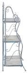SAFAVIEH Torus 3-Tier Outdoor Shelf in Blue