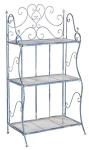 SAFAVIEH Torus 3-Tier Outdoor Shelf in Blue