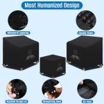 3 Piece Outdoor Patio Furniture Cover Set