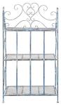 SAFAVIEH Torus 3-Tier Outdoor Shelf in Blue