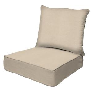 Almond Textured Outdoor Deep Seat Chair Cushion