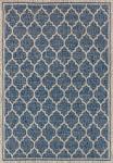 Navy/Gray Moroccan Trellis 8x10 Area Rug