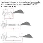 12' Triangle Sun Shade Sail for Patios
