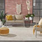 Nourison Essentials Ivory Beige 8' x 10' Area Rug