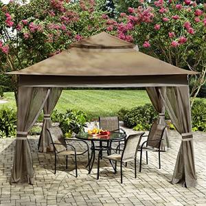 MASTERCANOPY 13x13 Brown Pop Up Gazebo