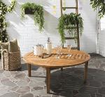Danville Teak Brown Round Outdoor Table