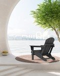 SERWALL Folding Adirondack Chairs for Outdoor Living
