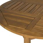 Danville Teak Brown Round Outdoor Table