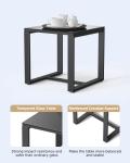 3-Piece Outdoor Rocking Bistro Set with Table