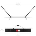 Double Hammock with Stand for Indoor/Outdoor Use