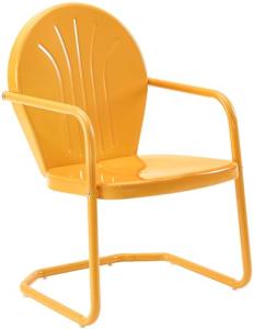 Crosley Griffith Retro Metal Outdoor Dining Chair