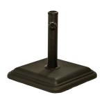 26 lb Cast Stone Umbrella Base in Bronze