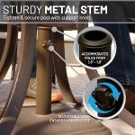 26 lb Cast Stone Umbrella Base in Bronze