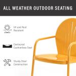 Crosley Griffith Retro Metal Outdoor Dining Chair