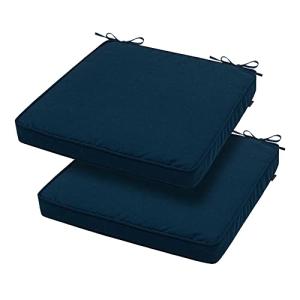 Waterproof 18" Square Corner Seat Cushions - 2 Pack