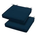 Waterproof 18" Square Corner Seat Cushions - 2 Pack