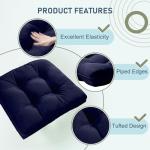 Downluxe Waterproof Patio Chair Cushions, Set of 2
