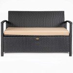Barton Outdoor Storage Bench with Thick Cushion