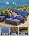 Luxury 7-Piece Wicker Patio Furniture Set