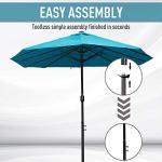 Outsunny 15ft Double-Sided Patio Umbrella with Crank