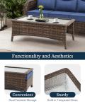 Luxury 7-Piece Wicker Patio Furniture Set