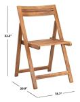 SAFAVIEH Kerman 5-Piece Foldable Patio Set