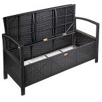 Barton Outdoor Storage Bench with Thick Cushion