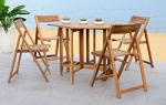 SAFAVIEH Kerman 5-Piece Foldable Patio Set