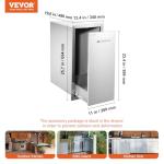 VEVOR Outdoor Kitchen Pull Out Trash Drawer
