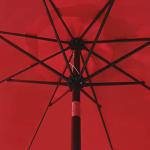 Sunnyglade 9' Red Patio Umbrella with 8 Ribs