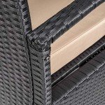 Barton Outdoor Storage Bench with Thick Cushion