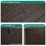 YITAHOME XL 150 Gallon Waterproof Outdoor Deck Box