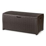 Suncast 73 Gallon Mocha Outdoor Storage Box