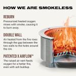 Breeo X Series 24 Smokeless Fire Pit
