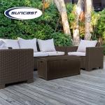 Suncast 73 Gallon Mocha Outdoor Storage Box