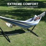 Double Hammock with Stand and Carry Bag